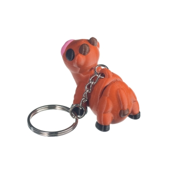 Krowa brązowa - brelok do kluczy